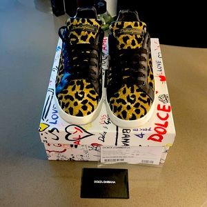 Women’s Dolce & Gabbana Leopard Sneakers